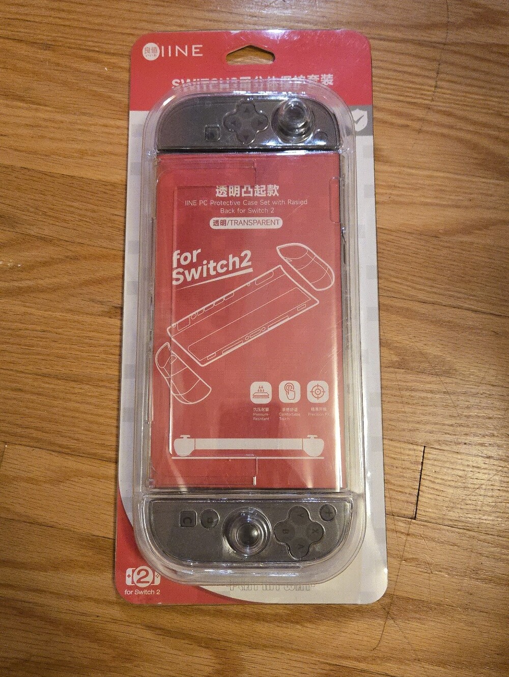Transparent Protective Case for Switch2 - Clear